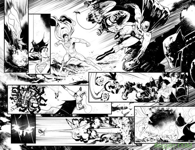 蝙蝠侠与超人合作漫画《Batman/Superman》 携手对抗大笑蝙蝠侠