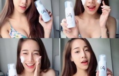 【大发娱乐】就愛奶香濃！「巨乳正妹」白皙渾圓大奶球就快掉出來，超養眼畫面一波接一波！