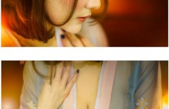 【大发娱乐】漢服這樣穿也好辣！「異國奶妹」身披薄紗儒裙壓出深溝，「兩團雪白」忽隱忽現！
