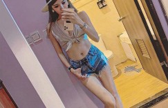 【大发娱乐】甜美正妹老闆娘「Abbie艾比兒」，車上自拍讓深溝蹦出了！