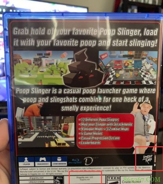 最限量版游戏《Poop Slinger》 美式恶搞游戏意外身价暴涨