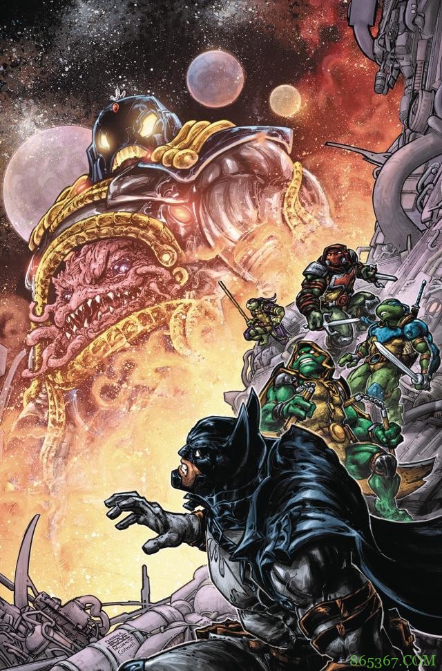 DC宇宙与忍者龟宇宙合作 忍者龟变成罗宾协助蝙蝠侠