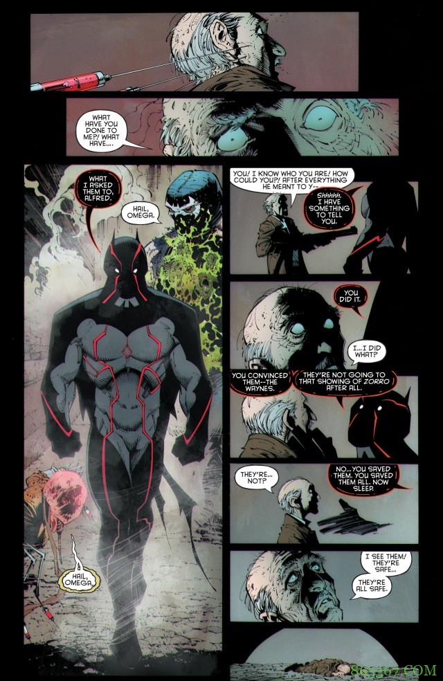 《蝙蝠侠：地球最后的骑士》第2期 蝙蝠侠带小丑头颅旅行