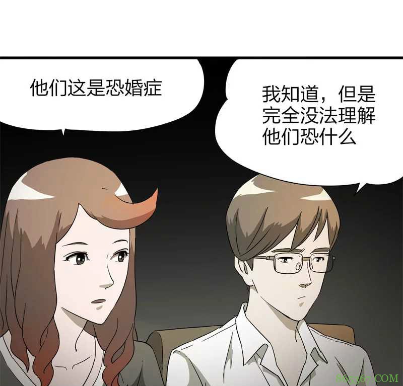 恐怖漫画《恐婚症》 恐婚男人惨死却保留幸福的微笑