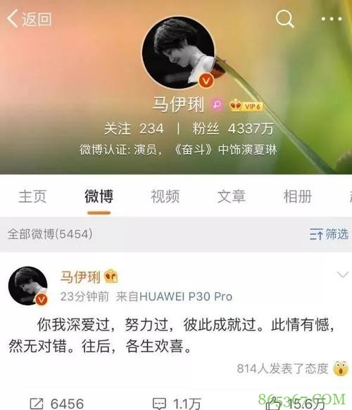 文章马伊琍发微博宣布离婚，到底经历了什么？