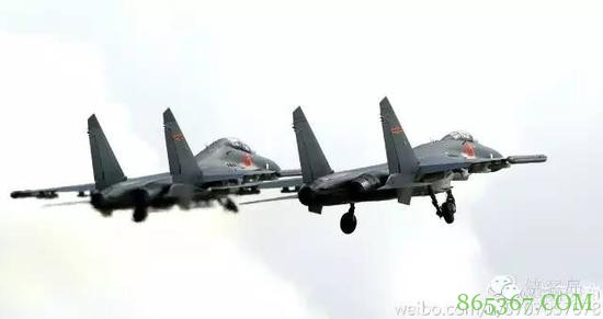 中国空军赴南海岛礁战巡 几乎囊括现役所有主力机种