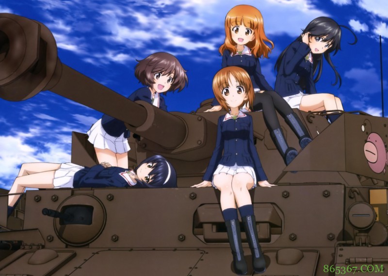 经典动画《少女与战车》 3D制作还原坦克们战斗场景