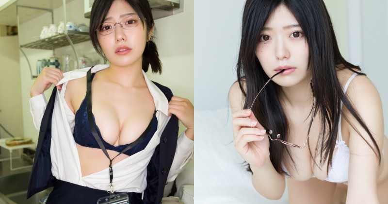 現役大學生「山田かな」重拾OL身分　穿起套裝爆乳耍辣