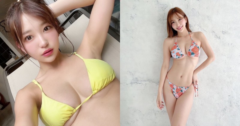 最美歐派女大生！正妹「超兇F奶好有看點」，IG滿滿美乳視角！