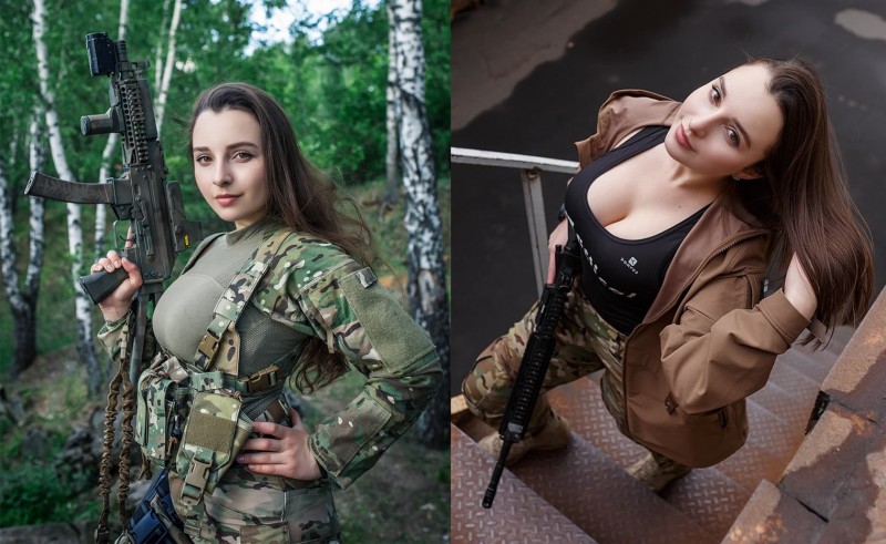 戰鬥民族無誤！俄羅斯仙女級女兵「Elena Deligioz」雪乳美尻視角超殘暴　我是敵人先軟了