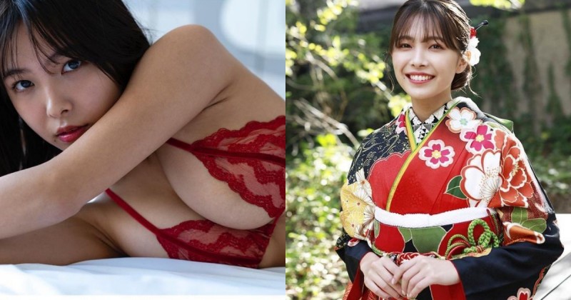 高中就出道的「巨乳美少女」！150cm卻有厚重G杯，難怪被網友稱「廣島大砲」！