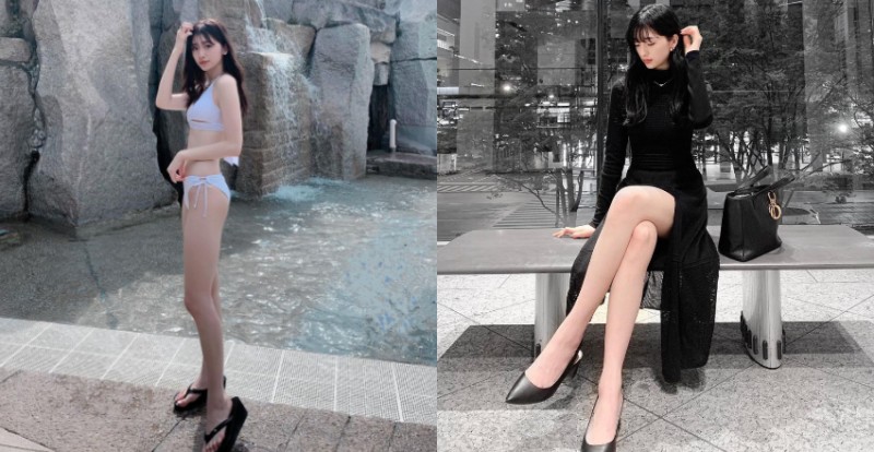 22歲長腿櫻花妹Mika「氣質封頂」　清新臉蛋讓網友喊：真香！
