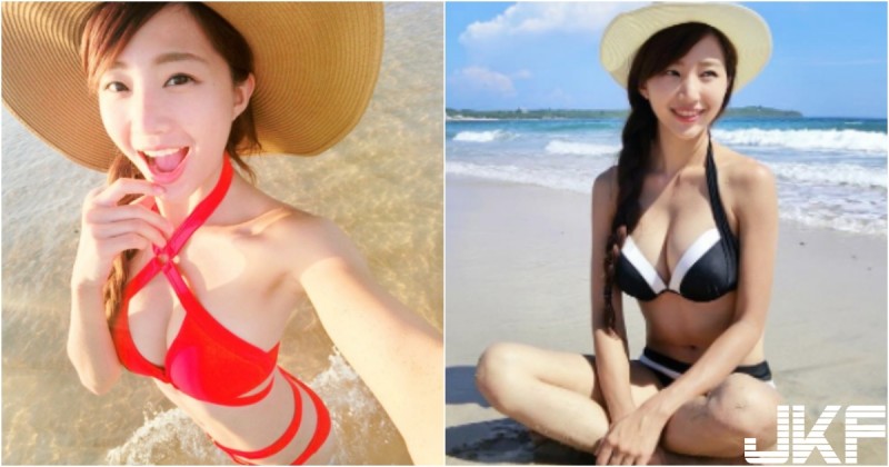 台灣妹子比基尼好養眼！沙灘上大曬身材「性感馬甲線」真的太猛了！