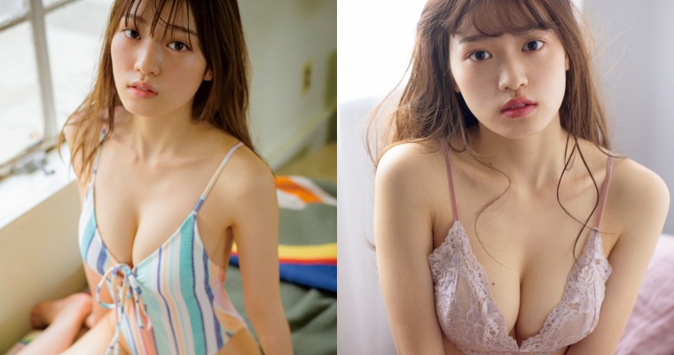 現役女大生「岩本愛末」比基尼出擊！青澀寫真釋放滿滿的 20 歲青春活力！