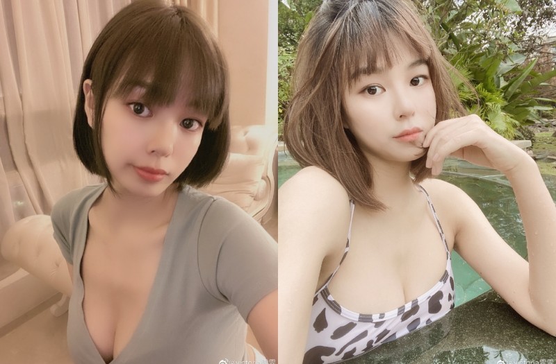 重慶林明禎「Victoria雯雯」露天泡湯解放飽滿乳彈　極品身材讓人看傻了眼