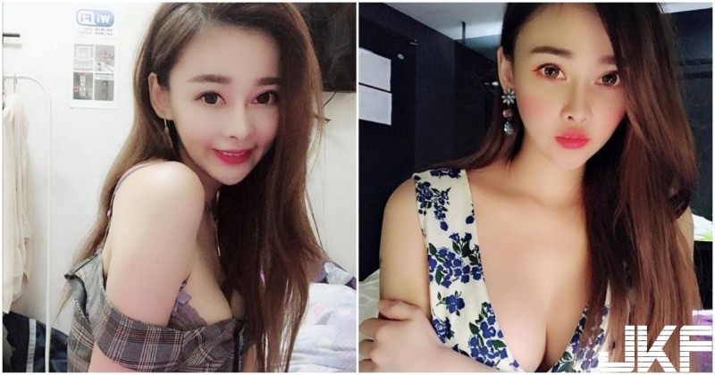 好豐滿！正妹低胸洋裝「雪乳外洩」，側面胸型也好渾圓啊！