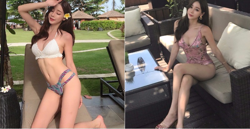 正妹彎腰「渾圓乳球」粉紅乍現！胸前又白又嫩，讓人雙眼不自覺對焦…