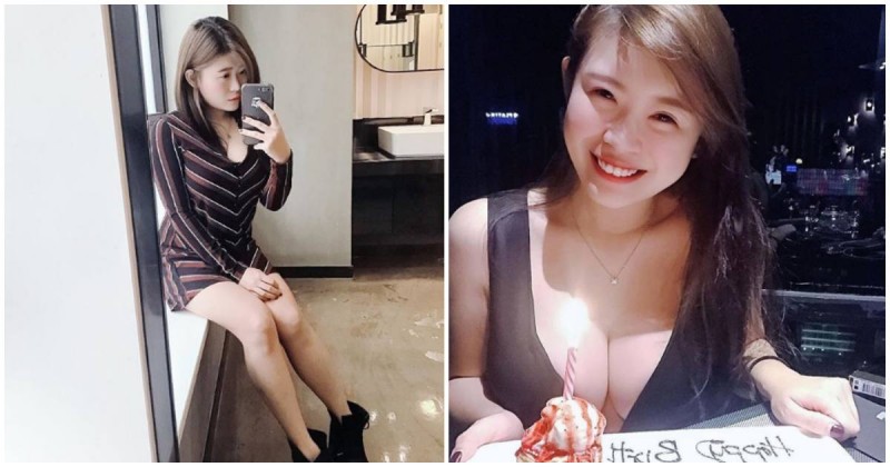 正妹慶生「穿上超火辣爆乳裝」，「兇猛乳量」讓粉絲們無法轉移注意力！