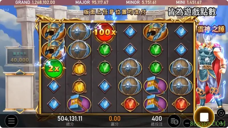 雷神之锤重磅登陆大发娱乐：唤醒雷霆之力，主宰神域战场！