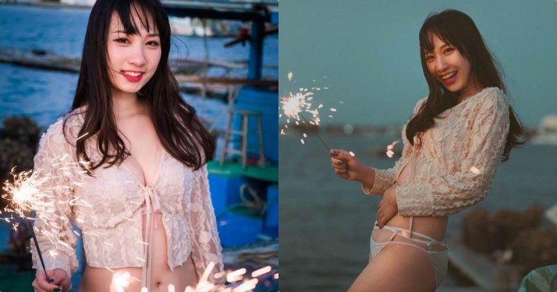 麻豆岑晴晴「爆乳揮灑仙女棒」，誘惑小褲造型超搶眼！