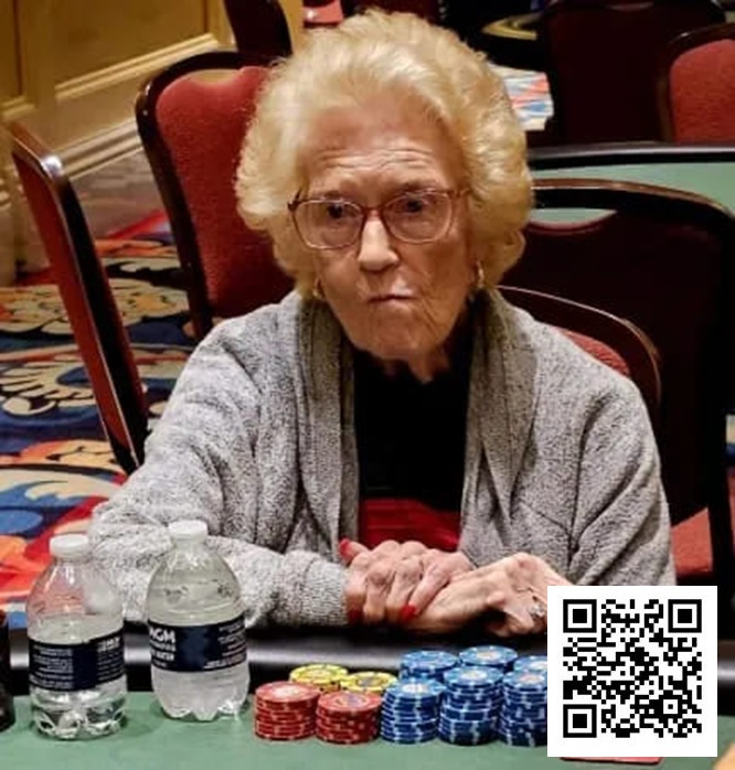 【EV扑克】扑克老奶奶高龄88岁，首次参加千人MTT竟一路打到第14名！