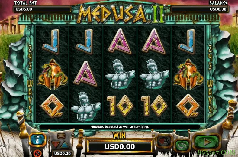 美杜莎II：大发娱乐独家上线的神话冒险老虎机巨作