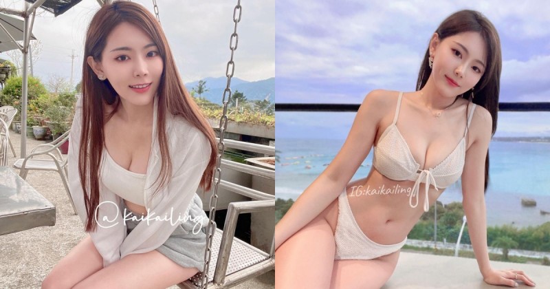 「正妹數學老師」臉蛋身材都好強大！比基尼秀「超凶美乳」，網友都想找她上家教！