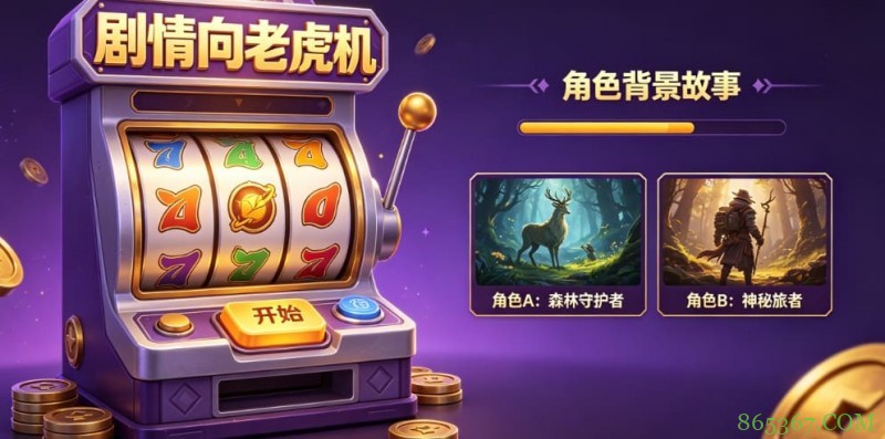 PG尝试“剧情向”老虎机，玩家通过中奖解锁角色背景故事。