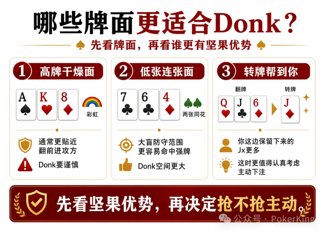 【EV扑克】Donk-Bet什么时候能用?OOP不是只能过牌