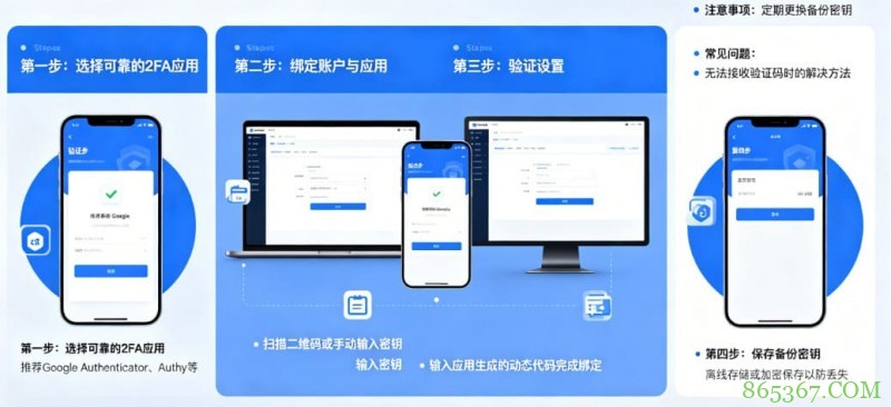 如何设置高强度的账户二次验证（2FA）