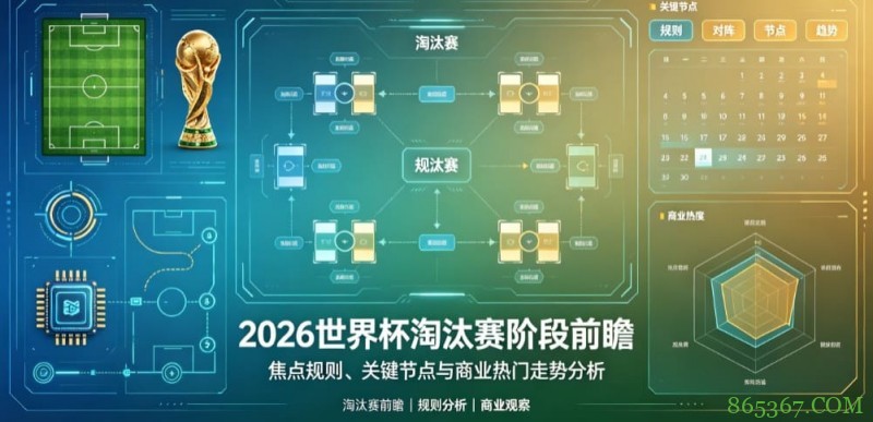 2026世界杯淘汰赛阶段前瞻:焦点规则、关键节点与商业热门走势分析