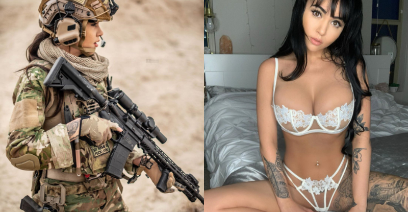 絕對武力！「特種女兵」軍裝下暗藏胸器　卸下裝備「肉彈威力」全面釋放