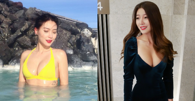 性感姐姐是「大奶May」！中路開開大露渾圓乳球　成熟韻味令人招架不住！