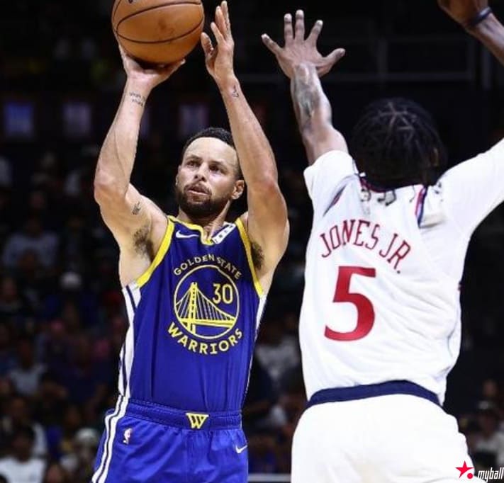 迈博体育 NBA季前赛:勇士101-104惜败快船,八村垒快船首秀15分钟轰21分
